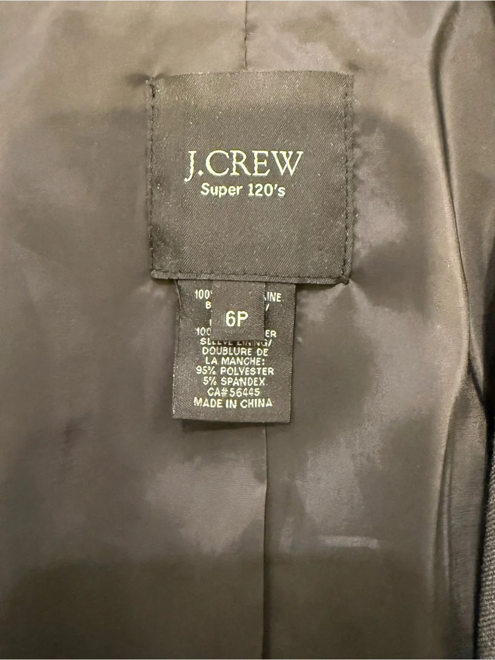 J. Crew structured 100%